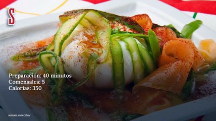 Vídeo Receta: Huevos en paquete con esparrágos y zanahorias