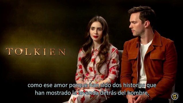 Lily Collins, Nicholas Hoult Interview : Tolkien