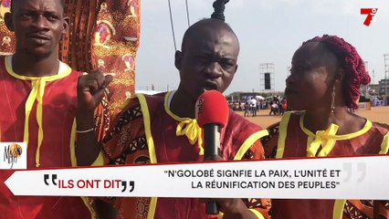 Soro Badrissa (Directeur artistique Ivoire Marionnette) : "N'golobé signifie la paix et l'unité".