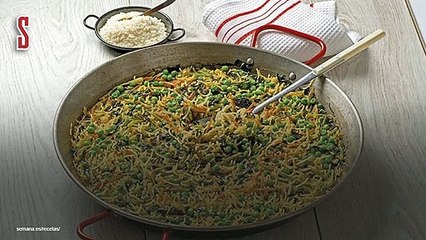 Vídeo Receta: Fideuá vegetal