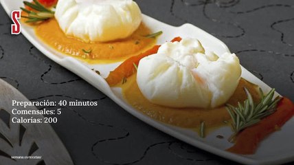 Vídeo Receta: Huevos en salsa de pimientos