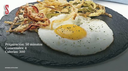 Download Video: Vídeo Receta: Huevos con tempura de hortalizas