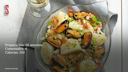 Vídeo Receta: Ensalada de mejillones y patatas