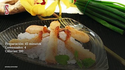 Vídeo Receta: Langostinos en brick, por Belén Esteban