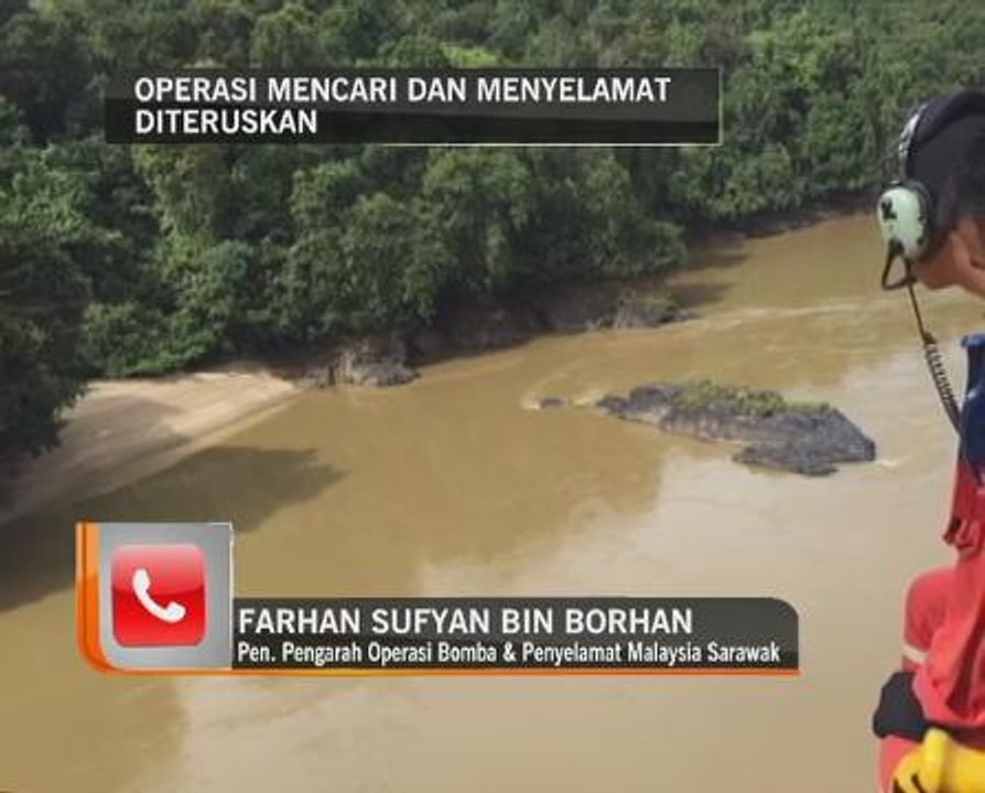 Bot karam : Operasi mencari dan menyelamat dite...