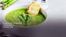 Vídeo Receta: Crema fría de espárragos verdes, por Belén Esteban