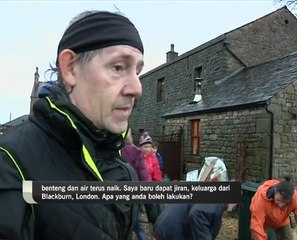 Barat laut England dilanda banjir