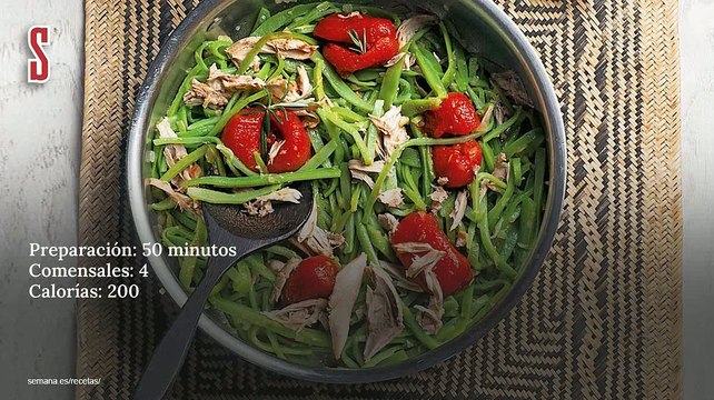 Vídeo Receta: Ensalada de judías verdes con codorniz