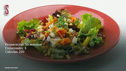 Vídeo Receta: Ensalada de tiburones con vegetales