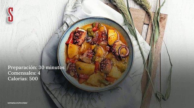 Vídeo Receta: Caldereta de pulpo con patatas