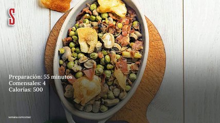 Vídeo Receta: Estofado de verduras de primavera