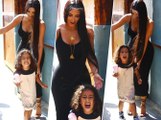 Kim Kardashian : sa fille North s'en prend à des paparazzis !