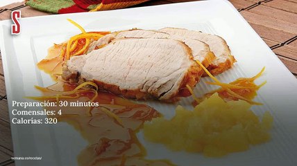 Vídeo Receta: Lomo de cerdo a la naranja