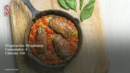 Vídeo Receta: Rollitos de ternera a la napolitana