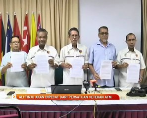 Ali Tinju akan dipecat dari persatuan veteran ATM