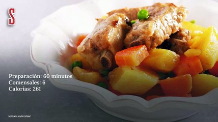 Vídeo Receta: Patatas con costillas guisadas, por Belén Esteban
