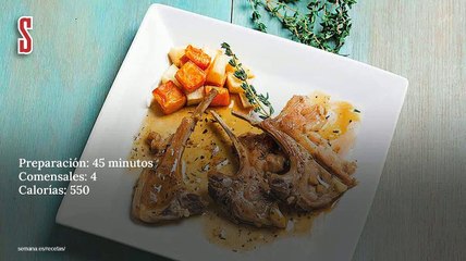 Vídeo Receta: Chuletitas de cordero con salsa de vino