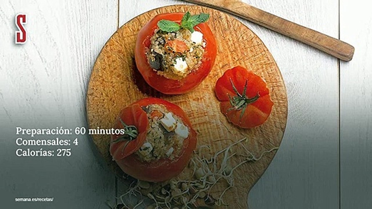 Vídeo Receta: Tomates rellenos de quinoa