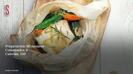 Vídeo Receta: Merluza en papillote con verduras