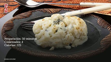 Vídeo Receta: Coliflor gratinada con un toque de roquefort