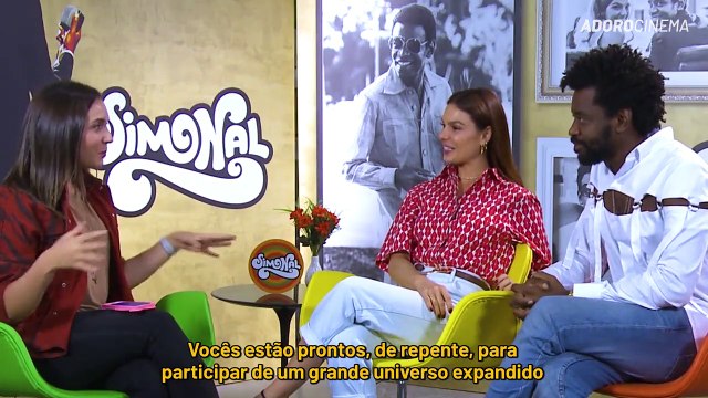 Simonal Entrevista Ísis Valverde, Fabrício Boliveira e produção