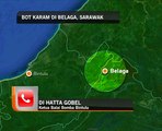 Terkini: Bot Karam di Belaga, Sarawak