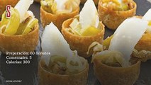 Vídeo Receta: Tartaletas de pimiento, cebolla y bacalao