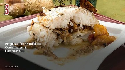 Vídeo Receta: Merluza rellena de setas