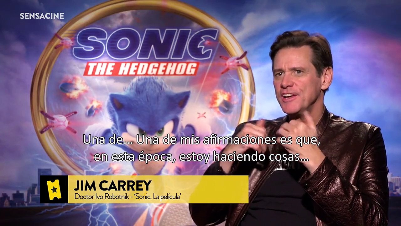 Jim Carrey, James Marsden, Ben Schwartz Interview : Sonic. La película