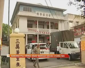 Suasana pilu iringi jasad mangsa nahas Chiang Mai