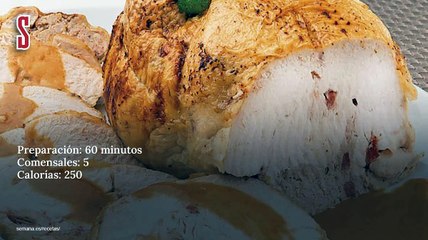 Vídeo Receta: Capón o pollo relleno y asado