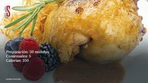 Vídeo Receta: Jamoncitos de pollo rellenos de frutos rojos