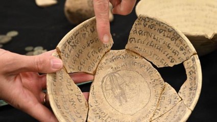 Topraktan çıkarılan bin 500 yıllık kasenin üzerinde yazanlar arkeologları dahi şaşırttı: İblis'i böyle yenersiniz