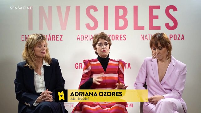 Adriana Ozores, Nathalie Poza, Emma Suárez Entrevista: Invisibles