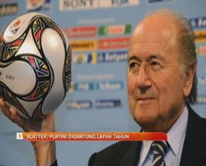 Sepp Blatter, Michel Platini digantung lapan tahun