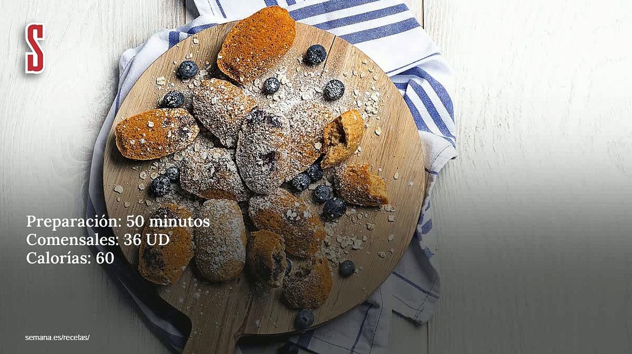 Vídeo Receta: Magdalenas de avena y arándanos