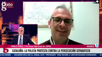 La policía protesta en Cataluña por el acoso de los separatistas