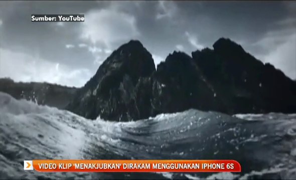 Video klip 'menakjubkan' dirakam menggunakan Iphone 6s
