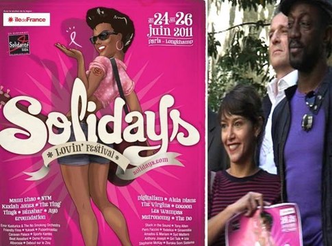 Emma De Caunes et Marco Prince se feront masser cette année au festival de Solidays !