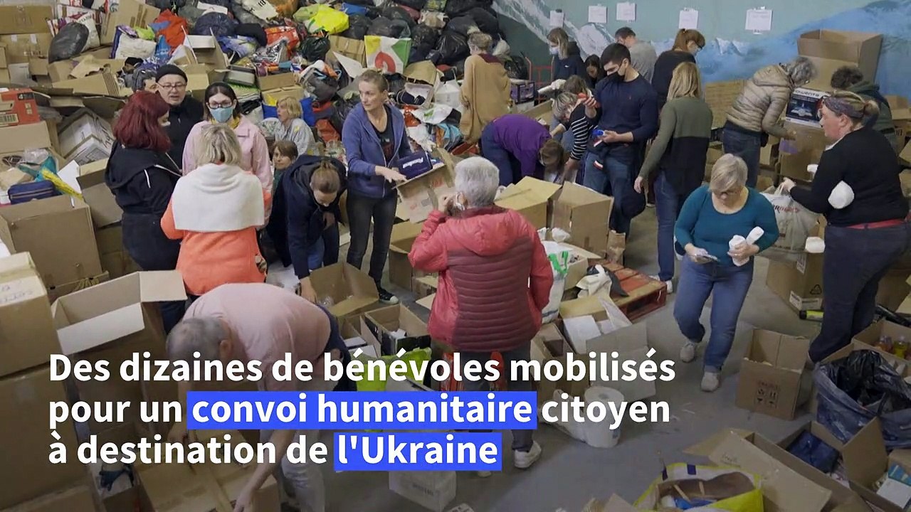 A Besançon, mobilisation autour d'un convoi humanitaire pour aider les Ukrainiens