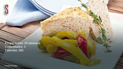 Vídeo Receta: Rollo de pechugas de pollo con pimientos