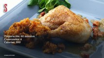 Vídeo Receta: Pollo en salsa con arroz guisado