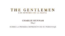 Entrevista promocional Charlie Hunnam - 'The Gentlemen: Los señores de la mafia'