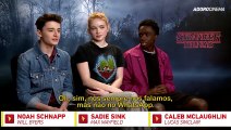 Entrevista com Noah Schnapp, Sadie Sink e Caleb McLaughlin