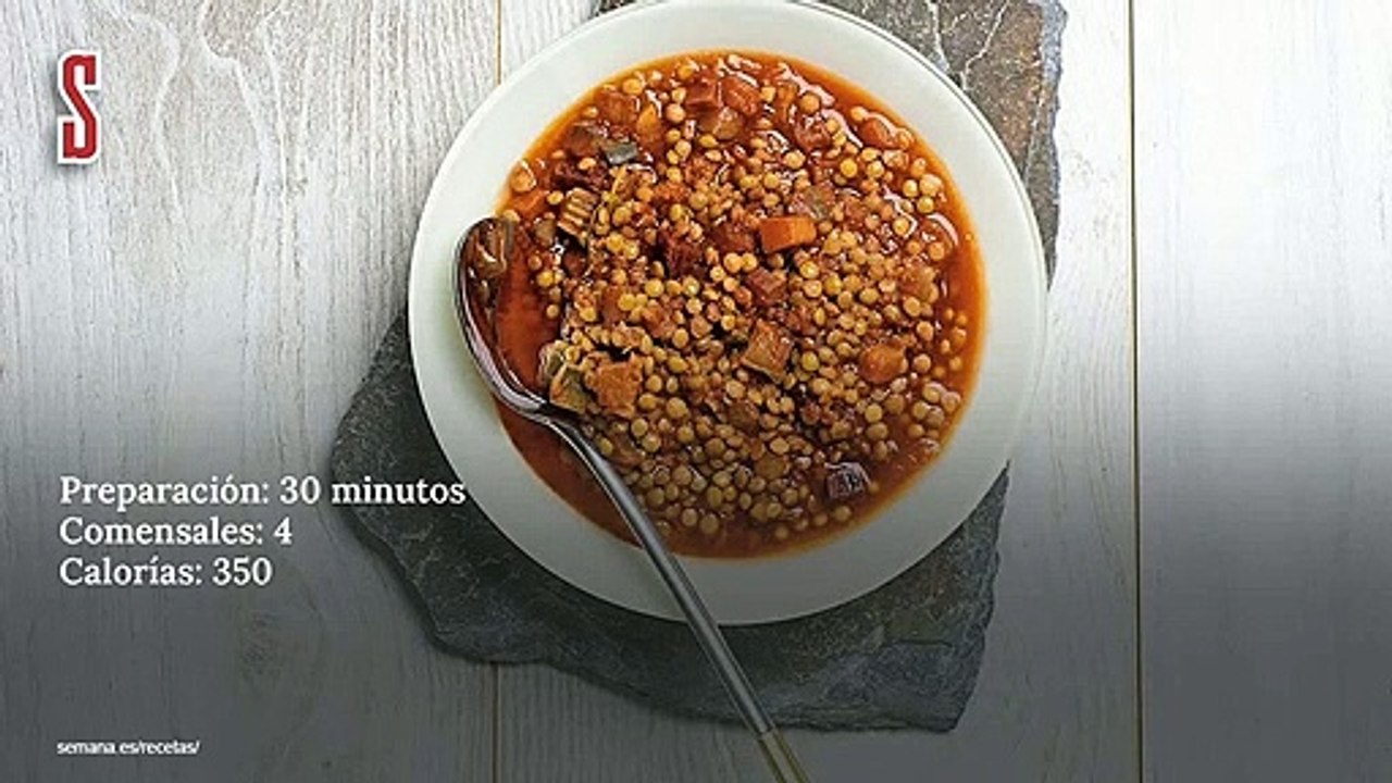 Vídeo Receta: Lentejas veganas, la versión actualizada de un clásico de nuestra cocina