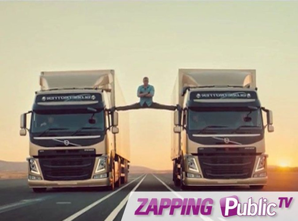 Zapping PublicTV n°554 : Jean-Claude Van Damme se paye un grand écart entre  deux camions ! - Vidéo Dailymotion