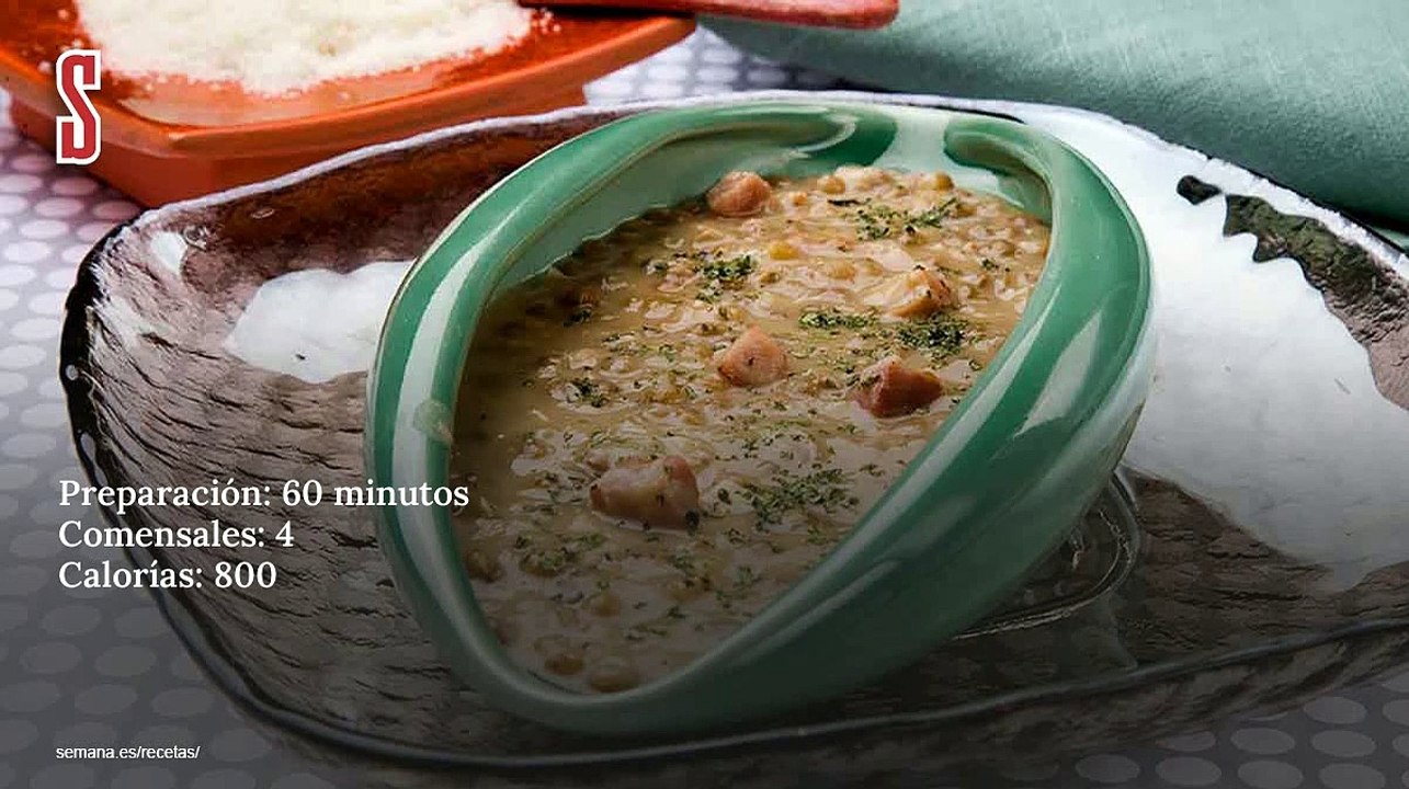 Vídeo Receta: Lentejas a la crema de puerros