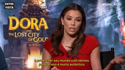 Dora e a Cidade Perdida Entrevista com elenco e diretor legendada