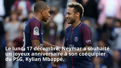 Neymar : Il fête l’anniversaire de Kylian MBappé en avance !