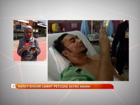 Nancy Shukri lawat petugas Astro AWANI